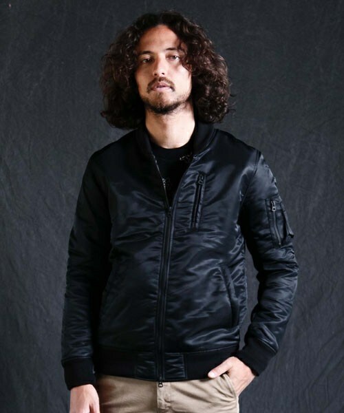 CAMBIO（カンビオ）の「SC63-016-W COLLAR MA-1 JACKET-Thinsulate 