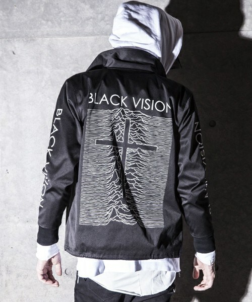 CAMBIO（カンビオ）の「439006-885B-PｽﾄﾚｯﾁBLACK VISIONﾌﾟﾘﾝﾄｺｰﾁJKT ｼﾞｬｹｯﾄ（その他・メンズ・L.GRAY/BLACK・1サイズ/2サイズ/3サイズ）」の2枚目の写真