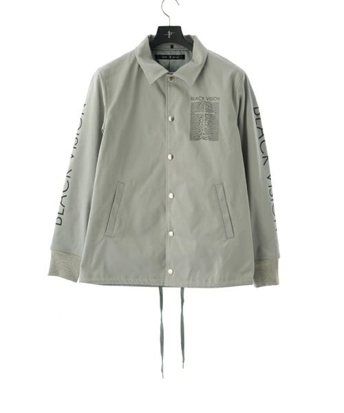 CAMBIO（カンビオ）の「439006-885B-PｽﾄﾚｯﾁBLACK VISIONﾌﾟﾘﾝﾄｺｰﾁJKT ｼﾞｬｹｯﾄ（その他・メンズ・L.GRAY/BLACK・1サイズ/2サイズ/3サイズ）」の7枚目の写真