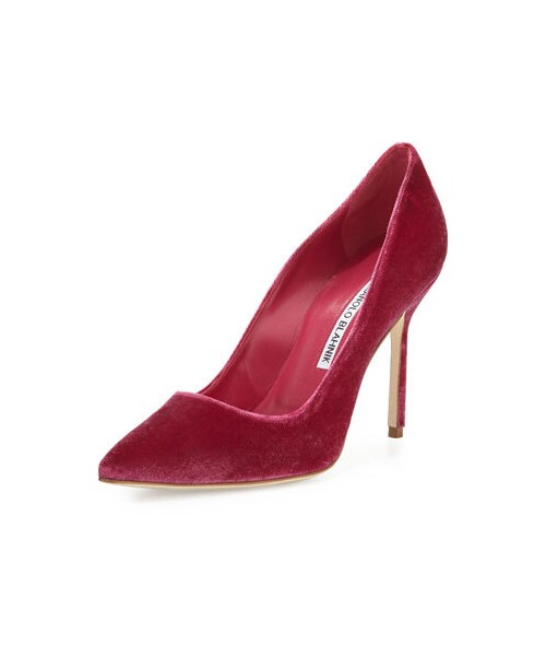MANOLO BLAHNIK パンプス ワインレッド/ピンク 105mm Manolo Blahnik(マノロ・ブラニク)の「Manolo Blahnik BB