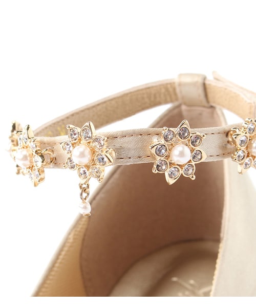 laboratory work（ラボラトリーワーク）の「ビジューストラップパンプス（シューズ・レディース・ブラック/ベージュ/ネイビー・S/M/L）」の9枚目の写真