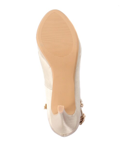 laboratory work（ラボラトリーワーク）の「ビジューストラップパンプス（シューズ・レディース・ブラック/ベージュ/ネイビー・S/M/L）」の11枚目の写真