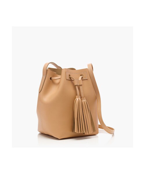J.CREW(ジェイクルー)の「Mini bucket bag in leather(ショルダーバッグ・レディース・Brown・ONE SIZE)」の3枚目の写真