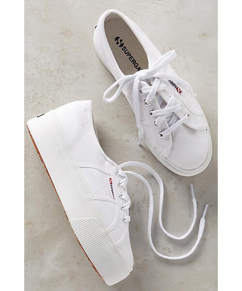 Superga Platform Sneakers White 10 
