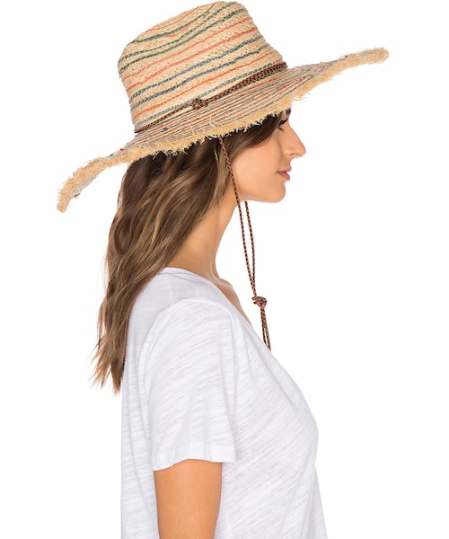 ハットアタック (Hat Attack) レディース ニット 帽子 Reversible Tipped Beanie (Natural) HAT attack（ハットアタック）の「Hat Attack Beach Hat（）」 - WEAR