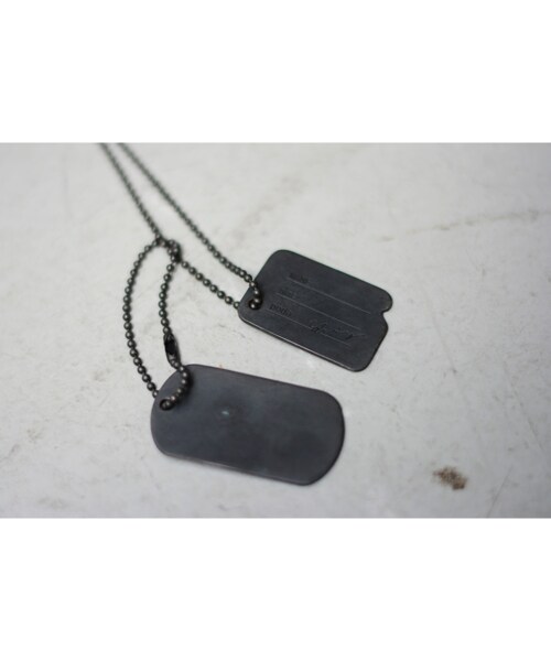 Name. : BRASS DOG TAG NECKLACE