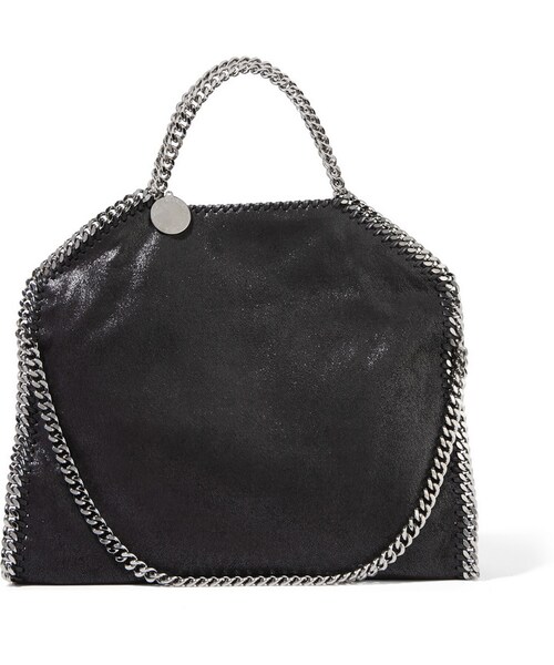 Stella McCartney Stella Mccartney The Falabella Medium Faux Brushed-Leather Shoulder Bag