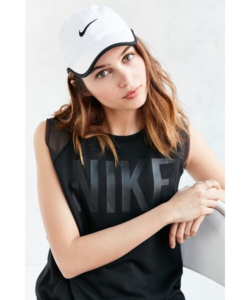NIKE（ナイキ）の「Nike Baseball Hat（帽子・レディース・Black/White・ONE SIZE）」の2枚目の写真