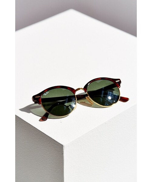 RayBan サングラス　CLUBROUND CLUBROUND CLASSIC Sunglasses in Black and G-15 Green