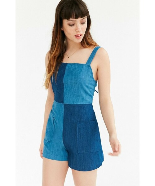 bdg denim romper