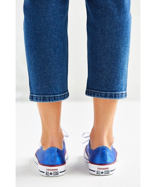 CONVERSE（コンバース）の「Converse Chuck Taylor All Star Sheen Wash Low Top Sneaker（スニーカー・レディース・Blue/White・6/7/8/9）」の5枚目の写真