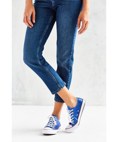 CONVERSE（コンバース）の「Converse Chuck Taylor All Star Sheen Wash Low Top Sneaker（スニーカー・レディース・Blue/White・6/7/8/9）」の7枚目の写真