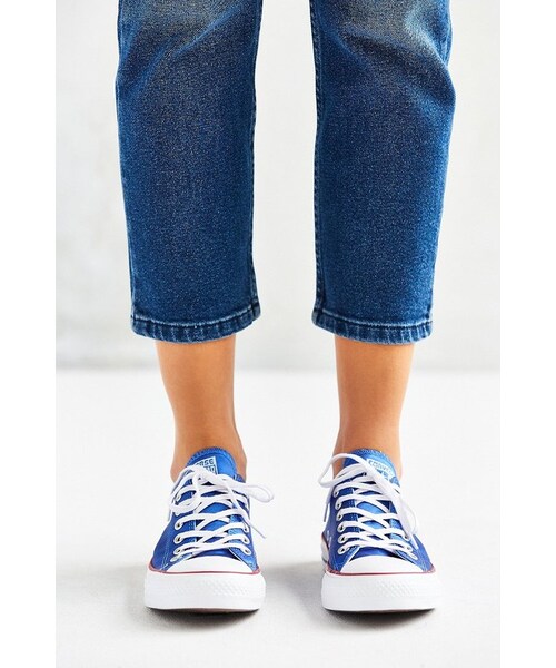 CONVERSE（コンバース）の「Converse Chuck Taylor All Star Sheen Wash Low Top Sneaker（スニーカー・レディース・Blue/White・6/7/8/9）」の10枚目の写真