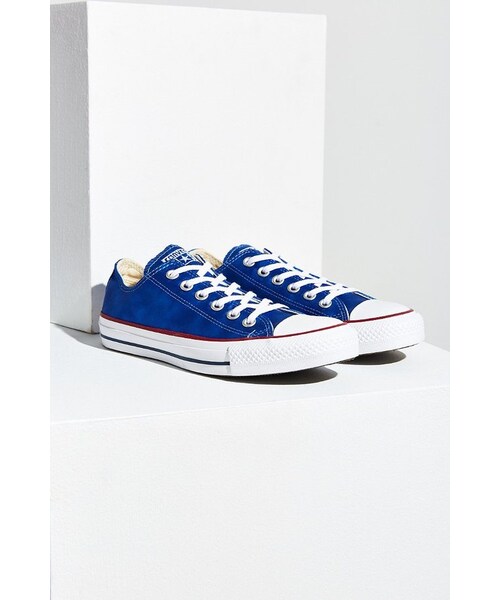 CONVERSE（コンバース）の「Converse Chuck Taylor All Star Sheen Wash Low Top Sneaker（スニーカー・レディース・Blue/White・6/7/8/9）」の9枚目の写真