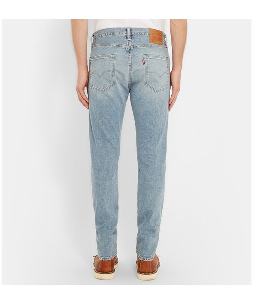 Levi's（リーバイス）の「Levi's 501 Slim-Fit Stretch-Denim Jeans（デニムパンツ・メンズ・Blue・28W 32L/30W 32L/31W 32L/32W 32L/32W 34L/33W 32L/34W 32L/34W 34L/36W 32L/36W 34L/38W 32L/38W 34L）」の3枚目の写真