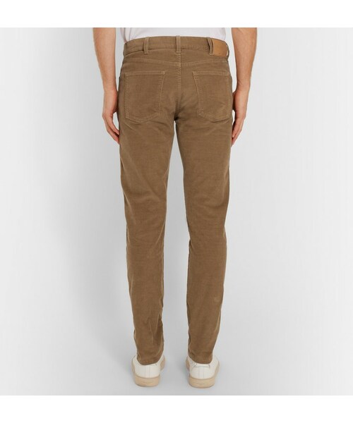 GUCCI（グッチ）の「Gucci Skinny-Fit Stretch-Cotton Corduroy Trousers（その他パンツ・メンズ・Brown・30/31/32/33/34/35/36）」の2枚目の写真