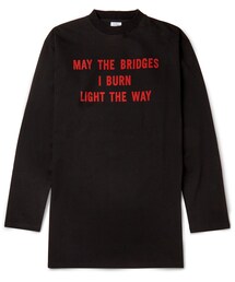 VETEMENTS | Vetements Oversized Printed Cotton-Jersey T-Shirt(Tシャツ/カットソー)