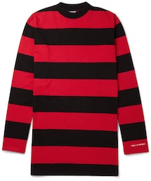 VETEMENTS | Vetements Oversized Striped Cotton-Jersey T-Shirt(Tシャツ/カットソー)