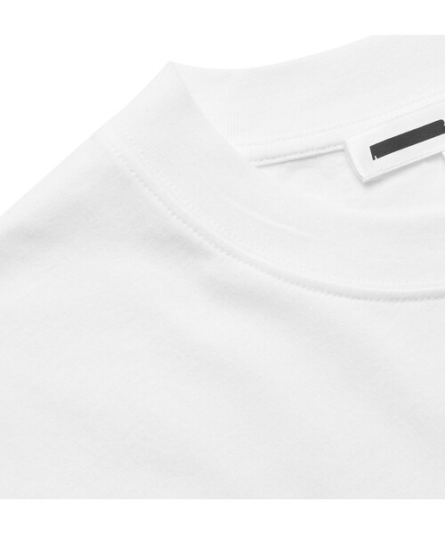 McQ by Alexander McQueen(-)の「McQ Alexander McQueen Slim-Fit Printed Cotton-Jersey T-Shirt(Tシャツ/カットソー・メンズ・White・S/M/L/XL/XXL)」の2枚目の写真