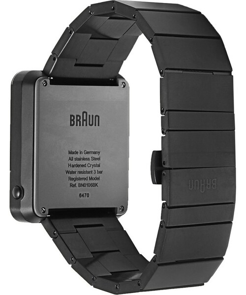 BRAUN(ブラウン)の「Braun BN0106 Stainless Steel Watch(アナログ腕時計・メンズ・Black・One size)」の4枚目の写真
