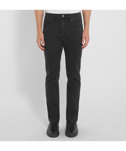 Acne Studios（アクネストゥディオズ）の「Acne Studios Ace Skinny-Fit Washed-Denim Jeans（デニムパンツ・メンズ・Black・28W 32L/29W 32L/30W 32L/31W 32L/32W 32L/32W 34L/33W 32L/34W 32L/34W 34L/36W 34L）」の6枚目の写真