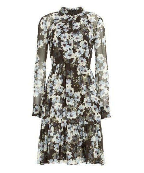 ERDEM アーデム ワンピース ブランド Printed silk voile 925249 Erdem（アーデム）の「Erdem 'Devika' Floral Print Silk Voile