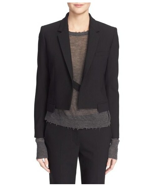 helmut lang cropped blazer