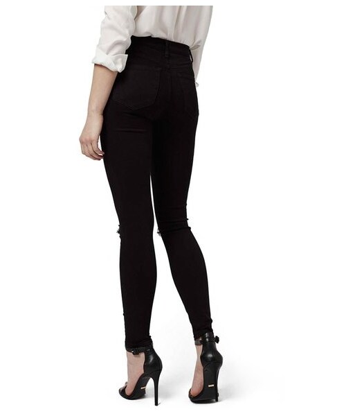 TOPSHOP(トップショップ)の「Topshop Destroyed High Rise Ankle Skinny Jeans(デニムパンツ・レディース・Black・Regular 25 x 30/Regular 25 x 34/Regular 26 x 30/Regular 26 x 34/Regular 28 x 30/Regular 28 x 34/Regular 30 x 30/Regular 30 x 34/Regular 32 x 34/Regular 34 x 34)」の5枚目の写真