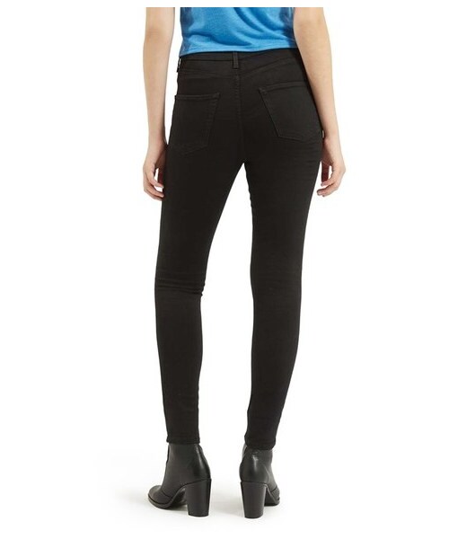 TOPSHOP（トップショップ）の「Topshop 'Jamie' High Rise Ankle Grazer Skinny Jeans（デニムパンツ・レディース・Black・Regular 25 x 30/Regular 26 x 30/Regular 28 x 30/Regular 30 x 30/Regular 32 x 30/Regular 34 x 30）」の2枚目の写真