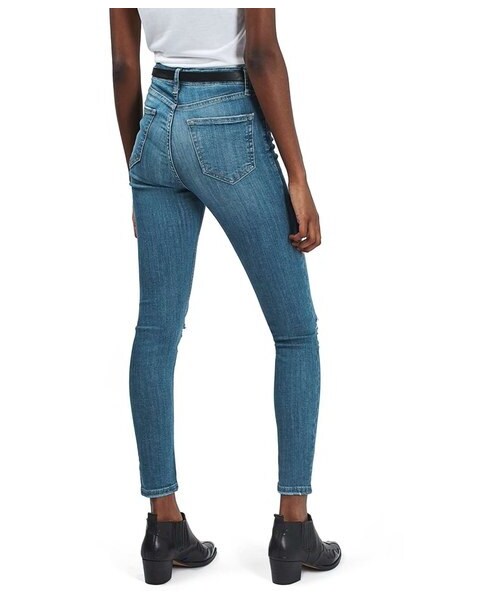 TOPSHOP(トップショップ)の「Topshop 'Jamie' Ripped Ankle Skinny Jeans(デニムパンツ・レディース・Blue・Regular 25 x 30/Regular 26 x 30/Regular 28 x 30/Regular 30 x 30/Regular 34 x 30)」の2枚目の写真