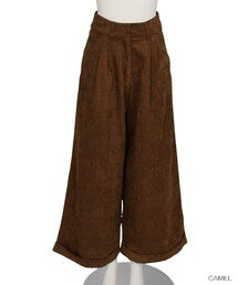 RANDA | WEB先行販売【2016AW新作】ワイドスエードロングパンツ(パンツ)