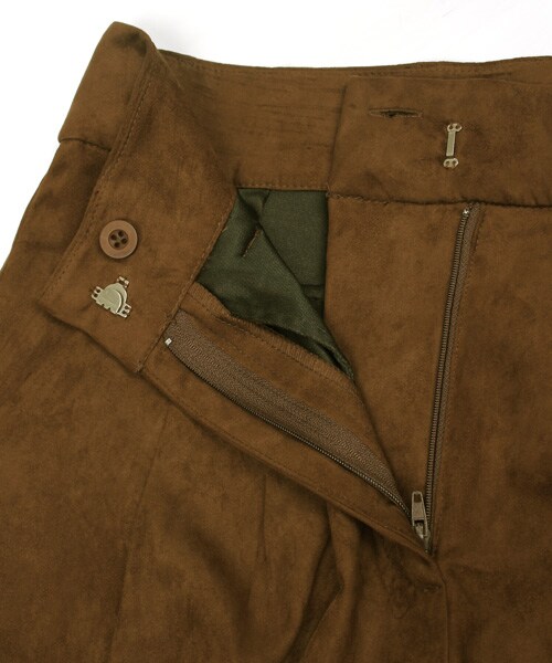 RANDA（ランダ）の「WEB先行販売【2016AW新作】ワイドスエードロングパンツ（パンツ・レディース・キャメル/ブラック/ブラウン・0/1/2）」の7枚目の写真