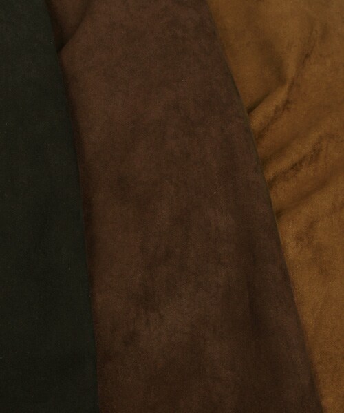 RANDA（ランダ）の「WEB先行販売【2016AW新作】ワイドスエードロングパンツ（パンツ・レディース・キャメル/ブラック/ブラウン・0/1/2）」の8枚目の写真