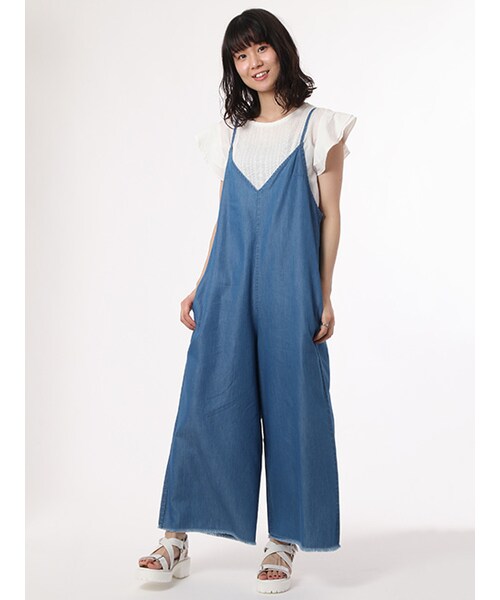 w closet（ダブルクローゼット）の「袖フリル刺繍ブラウス（トップス・レディース・オフホワイト/イエロー/カーキ/ネイビー・FREE）」の12枚目の写真