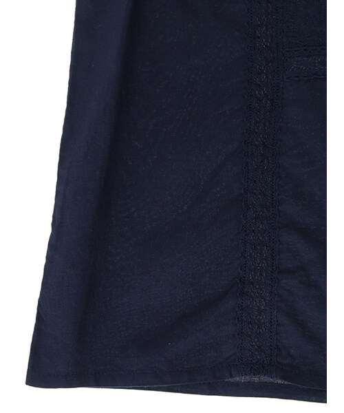 w closet（ダブルクローゼット）の「袖フリル刺繍ブラウス（トップス・レディース・オフホワイト/イエロー/カーキ/ネイビー・FREE）」の11枚目の写真