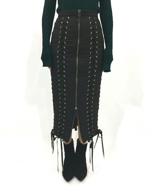 G.V.G.V.（ジーヴィージーヴィー）の「LACE UP SKIRT（）」 - WEAR