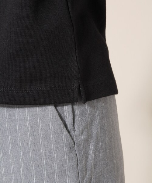 LOWRYS FARM（ローリーズファーム）の「カリフォルニアソデフリルプルオーバー（トップス・オフ/ブラック/ボーダー/グレー/テラコッタ/カーキ・M/L）」の13枚目の写真