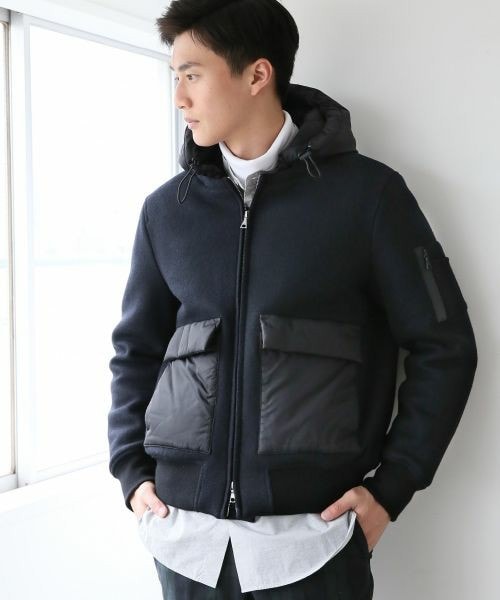 GLOBAL WORK（グローバルワーク）の「ウールフードブルゾン（）」 - WEAR