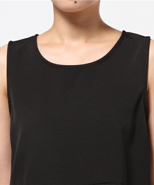 archives（アルシーヴ）の「ぺプラムノースリワンピース（ワンピース・レディース・ブラック/ベージュ/ネイビー・MEDIUM）」の8枚目の写真