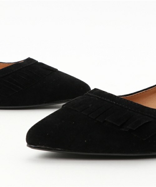 archives（アルシーヴ）の「フリンジフラットシューズ（その他シューズ・レディース・ブラック/カーキ/レッド・MEDIUM/LARGE）」の7枚目の写真