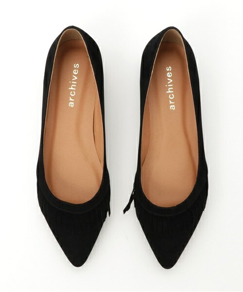 archives（アルシーヴ）の「フリンジフラットシューズ（その他シューズ・レディース・ブラック/カーキ/レッド・MEDIUM/LARGE）」の10枚目の写真