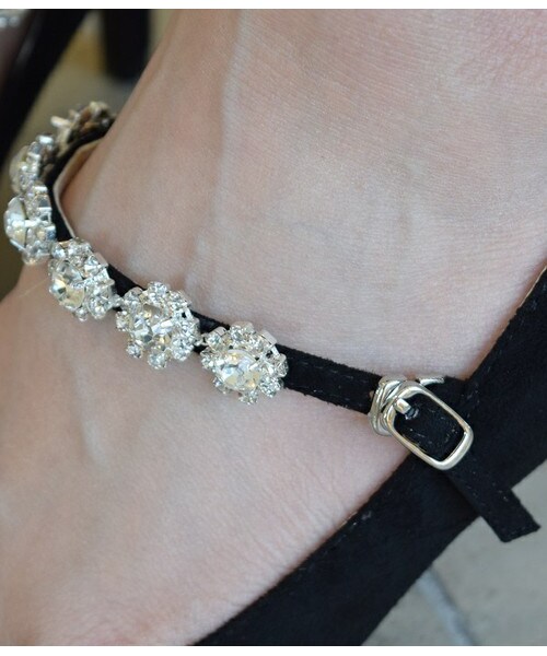 Bridget Birkin(ブリジットバーキン)の「ビジューストラップパンプス (561031)(パンプス・レディース・ブラック/ブラック系その他/グレー/ボルドー・22.5/23/23.5/24/24.5)」の6枚目の写真