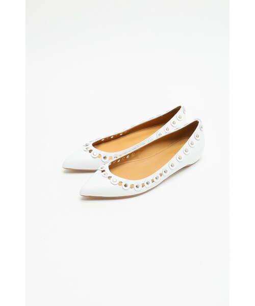 Spick & Span（スピックアンドスパン）の「≪予約≫ FlatStudCUT-WORK◆（シューズ・ブラック/ホワイト・35.5/36/36.5/37/37.5/38）」の11枚目の写真