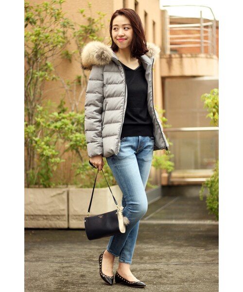 Spick & Span（スピックアンドスパン）の「≪予約≫ FlatStudCUT-WORK◆（シューズ・ブラック/ホワイト・35.5/36/36.5/37/37.5/38）」の13枚目の写真