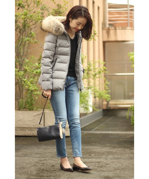Spick & Span（スピックアンドスパン）の「≪予約≫ FlatStudCUT-WORK◆（シューズ・ブラック/ホワイト・35.5/36/36.5/37/37.5/38）」の12枚目の写真