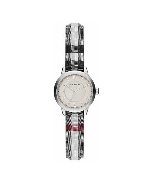 Burberry（バーバリー）の「Burberry 26mm Round Stainless Watch with Check Strap（アナログ腕時計）」 - WEAR
