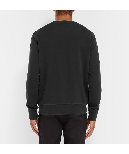 Acne Studios（アクネストゥディオズ）の「Acne Studios Casey Loopback Cotton-Jersey Sweatshirt（スウェット・メンズ・Black・XS/S/M/L/XL）」の6枚目の写真