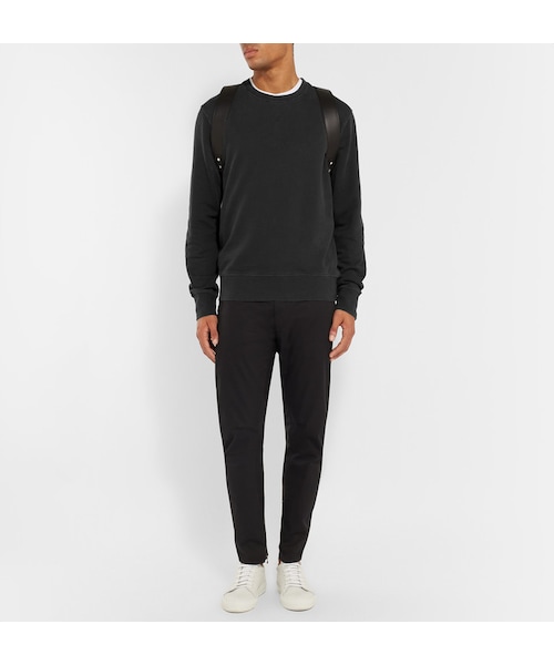 Acne Studios（アクネストゥディオズ）の「Acne Studios Casey Loopback Cotton-Jersey Sweatshirt（スウェット・メンズ・Black・XS/S/M/L/XL）」の3枚目の写真