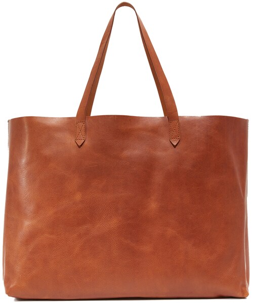 madewell(メイドウェル)の「Madewell East / West Transport Tote(トートバッグ・レディース・Red/Black・One Size)」の1枚目の写真