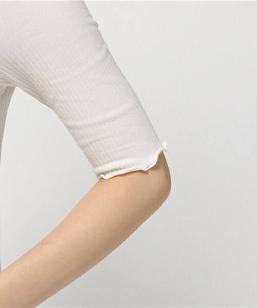 archives（アルシーヴ）の「テレコメロー5分（Tシャツ/カットソー・レディース・オフホワイト/ブラック/グレー/ベージュ/ワイン・MEDIUM）」の10枚目の写真